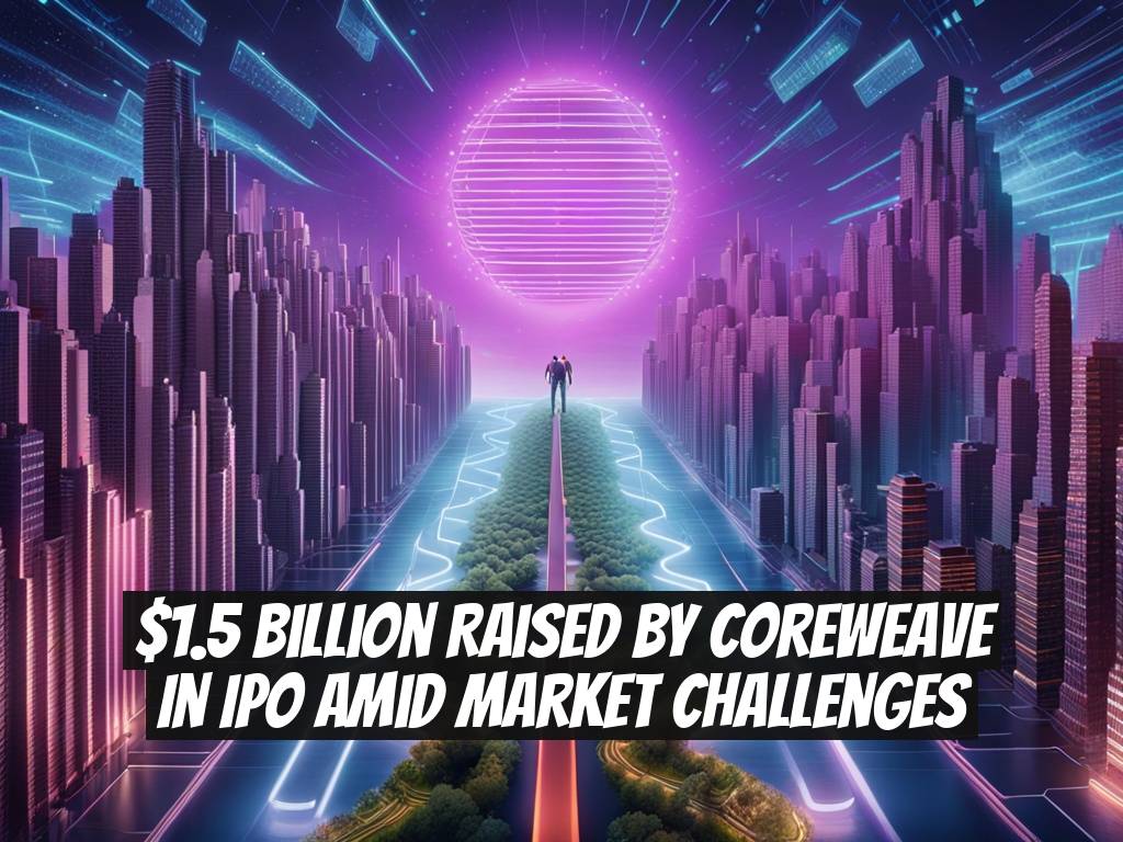 $1.5 Billion Raised by CoreWeave in IPO Amid Market Challenges