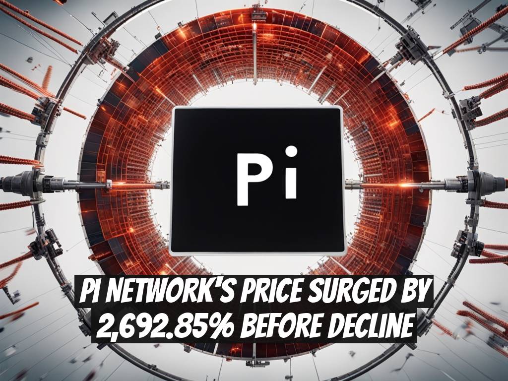 Pi Network's Price Surged by 2,692.85% Before Decline