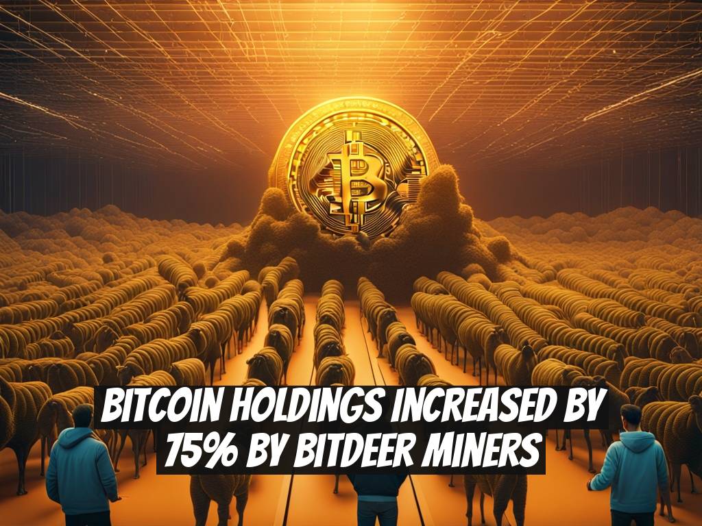 Bitcoin Holdings Increased by 75% by Bitdeer Miners