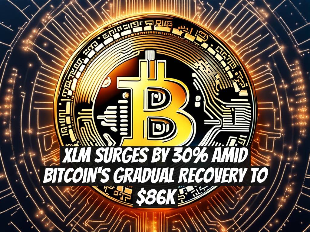 XLM Surges by 30% Amid Bitcoin's Gradual Recovery to $86K