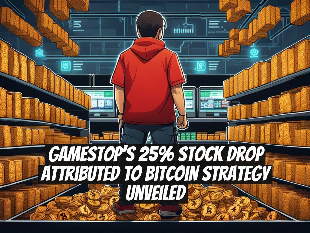 GameStop's 25% Stock Drop Attributed to Bitcoin Strategy Unveiled