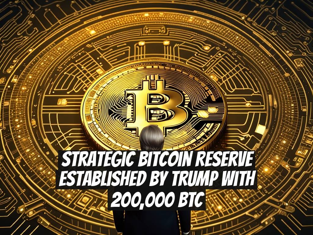 Strategic Bitcoin Reserve Established by Trump with 200,000 BTC