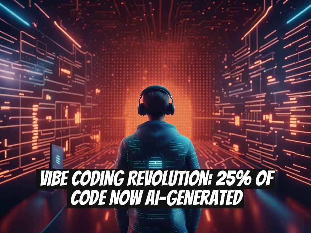 Vibe Coding Revolution: 25% of Code Now AI-Generated