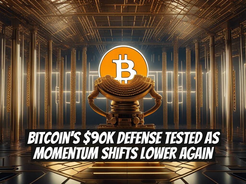 Bitcoin's $90K Defense Tested as Momentum Shifts Lower Again