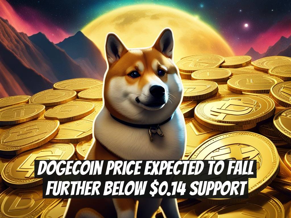Dogecoin Price Expected to Fall Further Below $0.14 Support