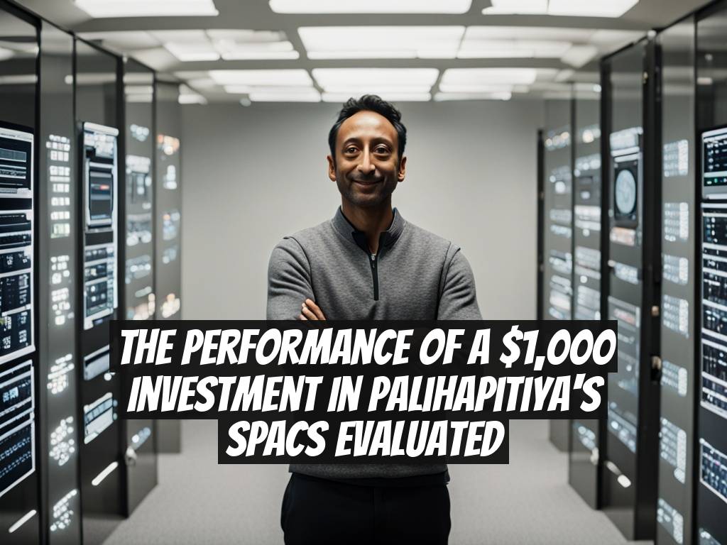 The performance of a $1,000 investment in Palihapitiya's SPACs evaluated