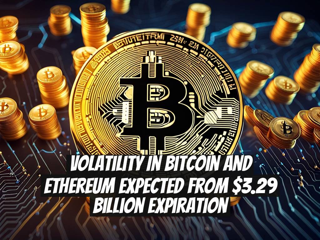 Volatility in Bitcoin and Ethereum Expected from $3.29 Billion Expiration