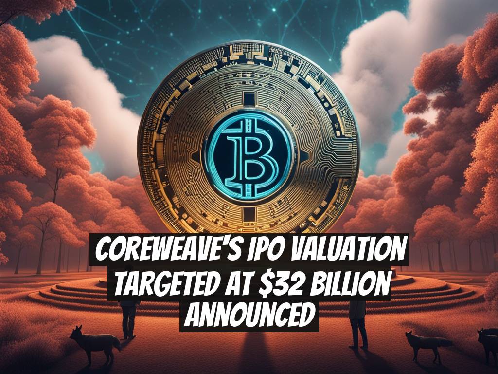CoreWeave's IPO Valuation Targeted at $32 Billion Announced