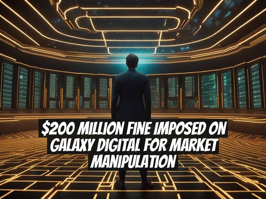 $200 Million Fine Imposed on Galaxy Digital for Market Manipulation