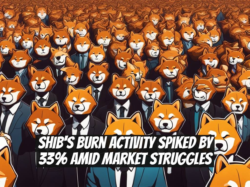 SHIB's Burn Activity Spiked by 33% Amid Market Struggles