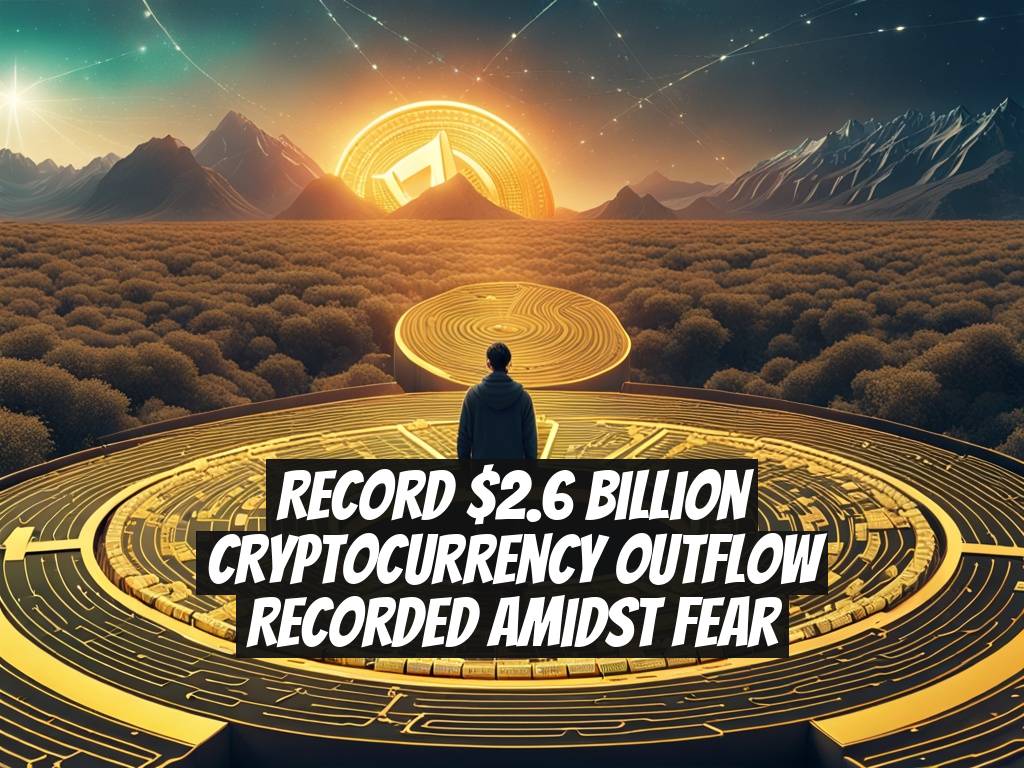 Record $2.6 Billion Cryptocurrency Outflow Recorded Amidst Fear