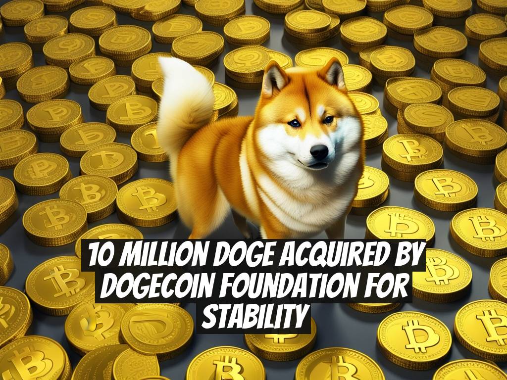 10 Million DOGE Acquired by Dogecoin Foundation for Stability
