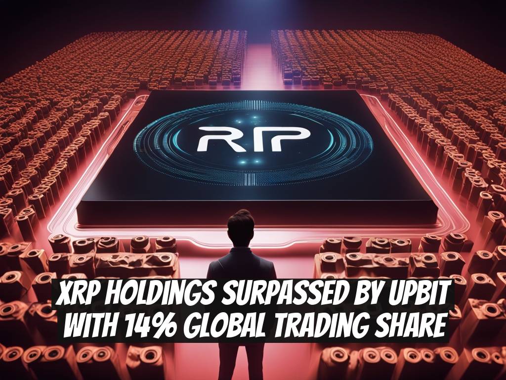 XRP Holdings Surpassed by Upbit with 14% Global Trading Share
