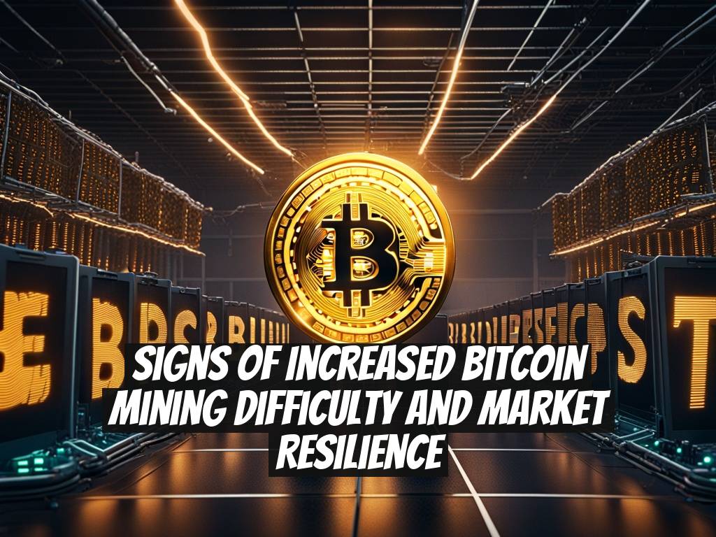 Signs of Increased Bitcoin Mining Difficulty and Market Resilience