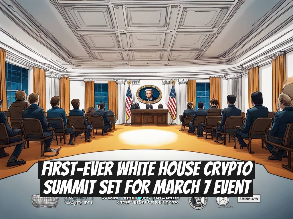 First-Ever White House Crypto Summit Set for March 7 Event