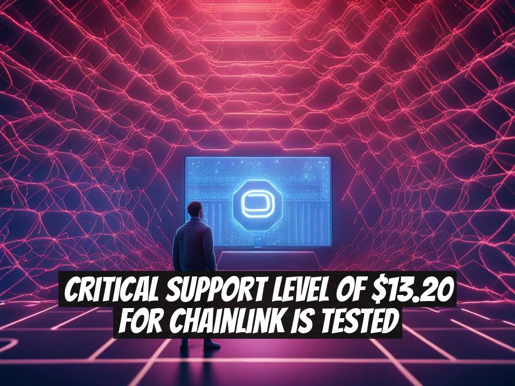 Critical Support Level of $13.20 for Chainlink is Tested