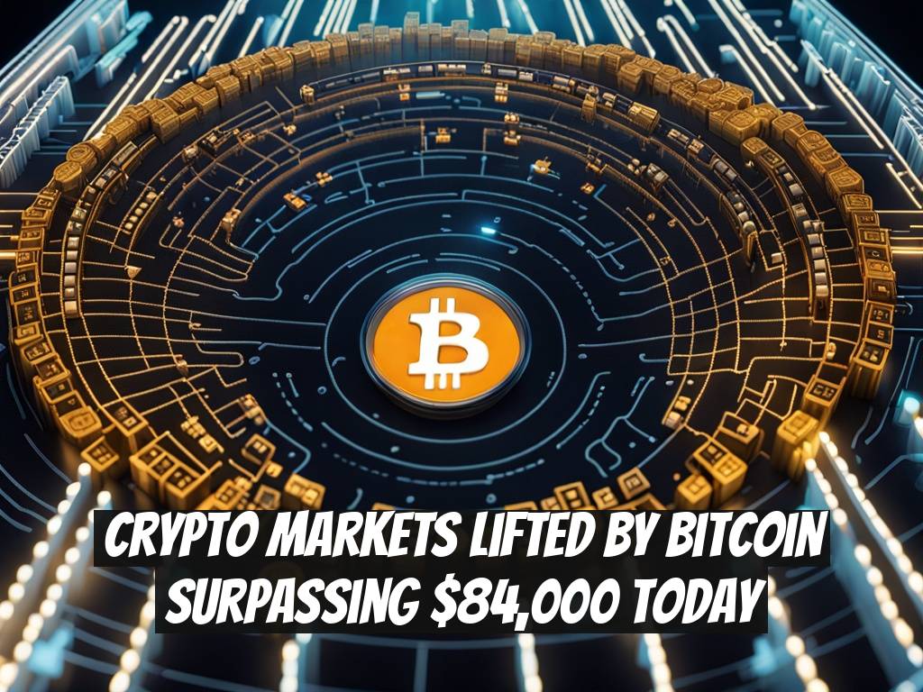 Crypto Markets Lifted by Bitcoin Surpassing $84,000 Today