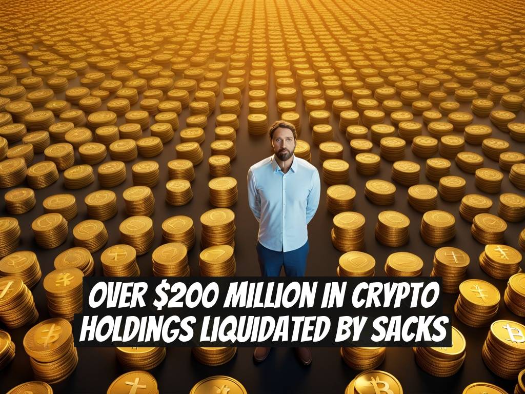 Over $200 Million in Crypto Holdings Liquidated by Sacks