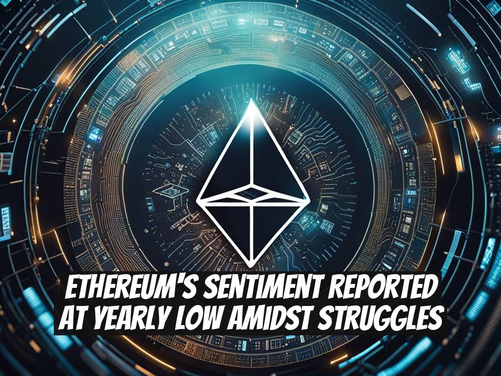 Ethereum's Sentiment Reported at Yearly Low Amidst Struggles