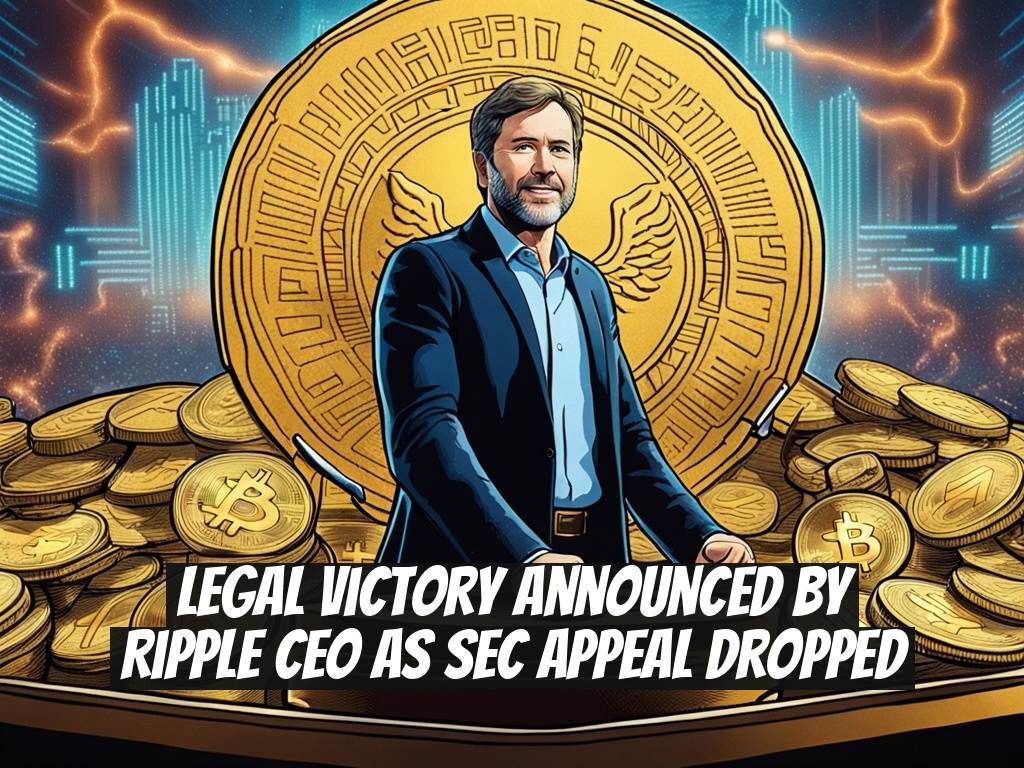 Legal Victory Announced by Ripple CEO as SEC Appeal Dropped