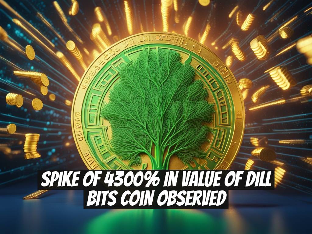 Spike of 4300% in Value of Dill Bits Coin Observed
