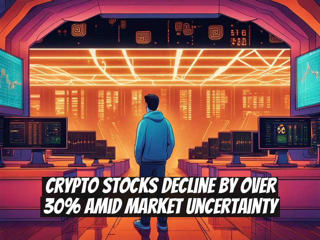 Crypto Stocks Decline by Over 30% Amid Market Uncertainty