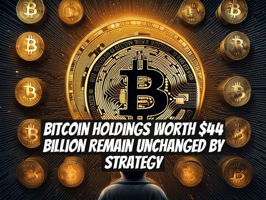Bitcoin Holdings Worth $44 Billion Remain Unchanged by Strategy