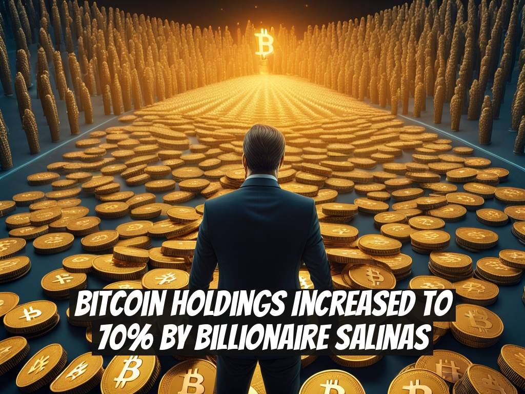 Bitcoin Holdings Increased to 70% by Billionaire Salinas