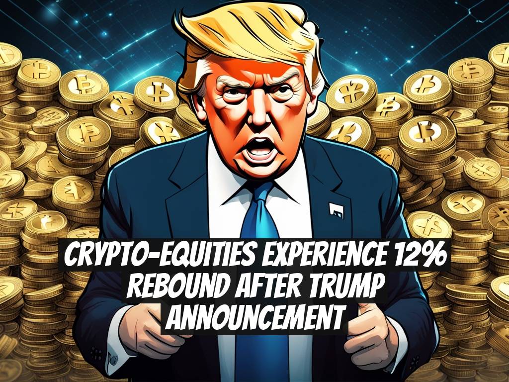 Crypto-Equities Experience 12% Rebound After Trump Announcement