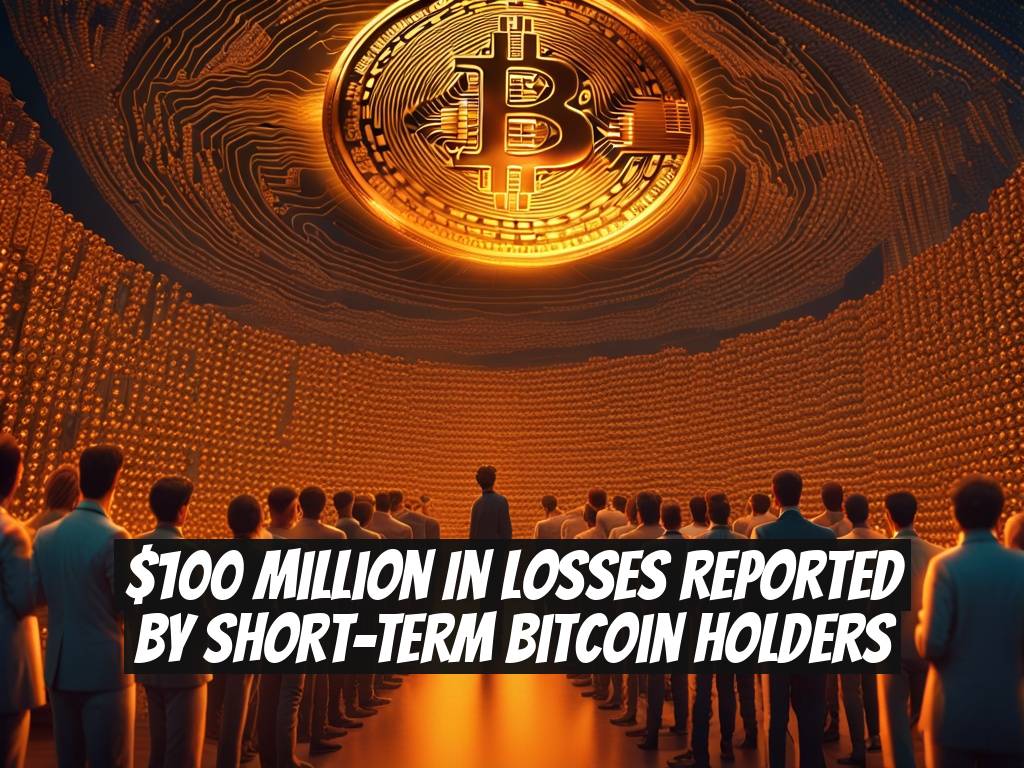 $100 Million in Losses Reported by Short-Term Bitcoin Holders