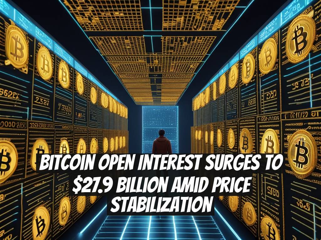 Bitcoin Open Interest Surges to $27.9 Billion Amid Price Stabilization
