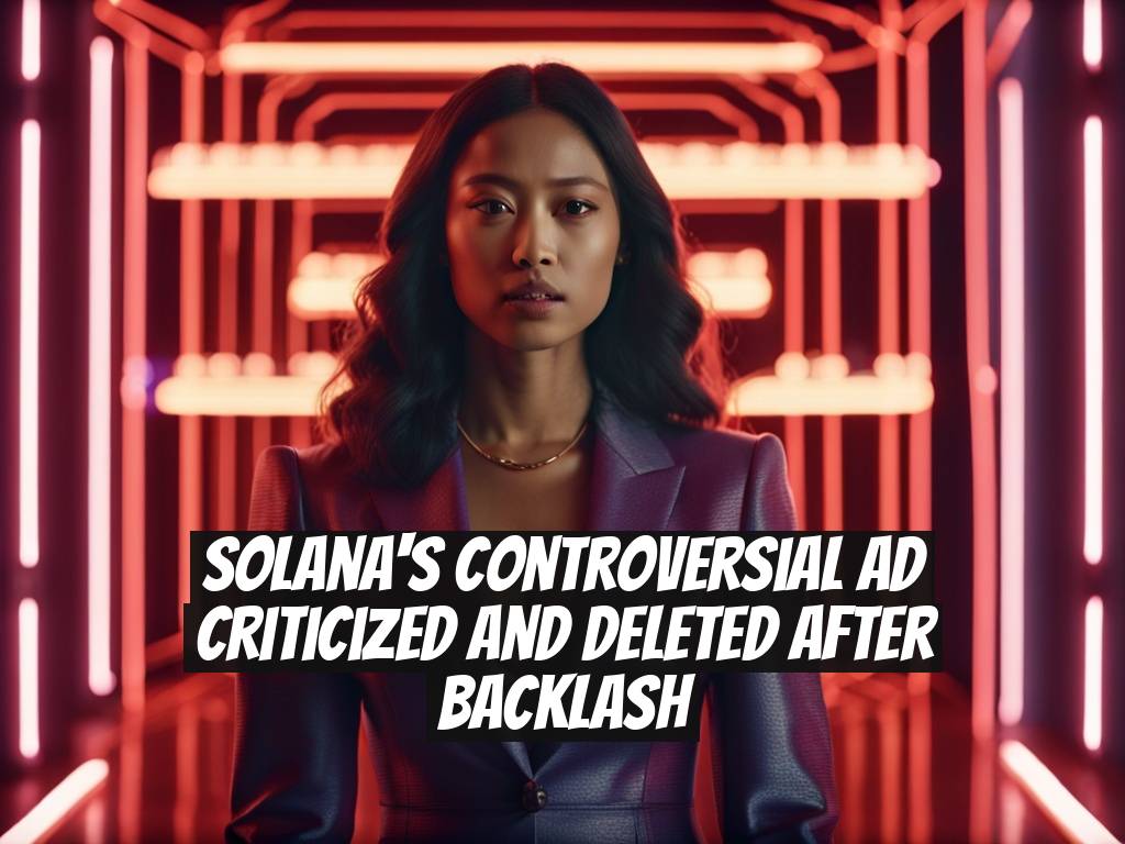 Solana's Controversial Ad Criticized and Deleted After Backlash