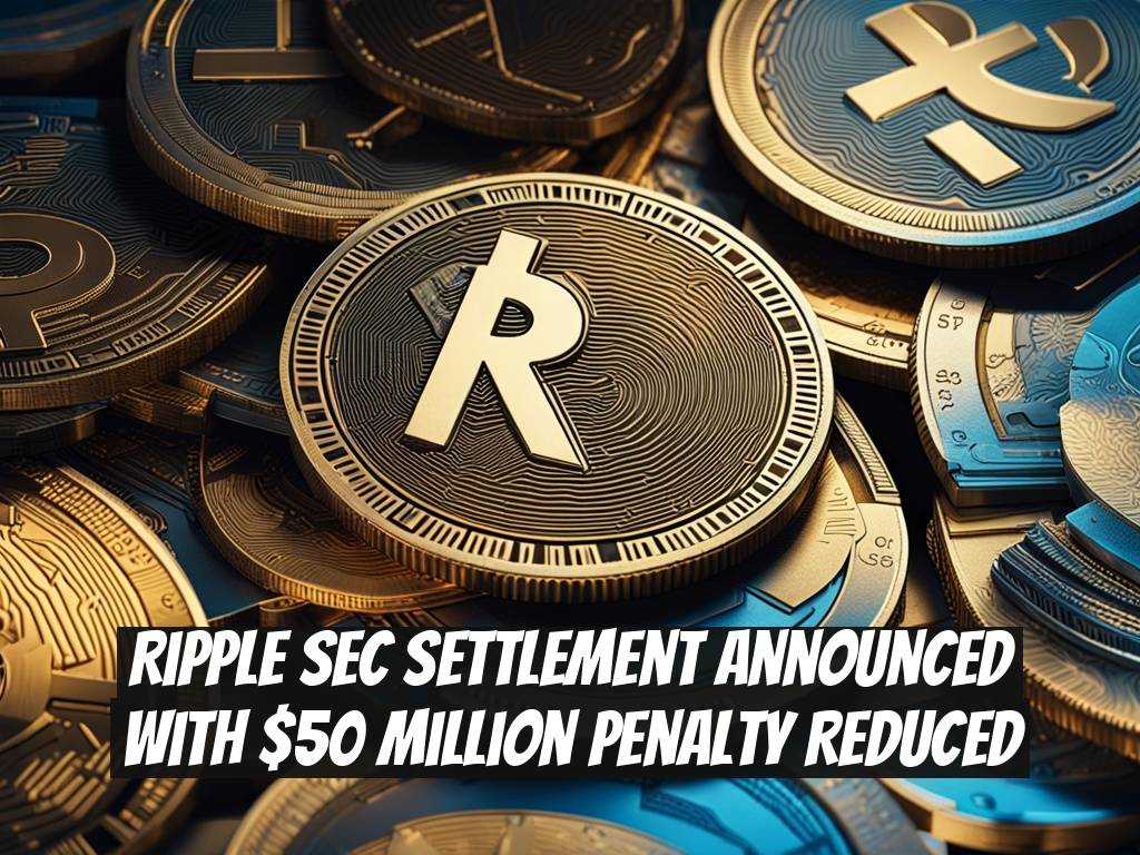 Ripple SEC Settlement Announced with $50 Million Penalty Reduced