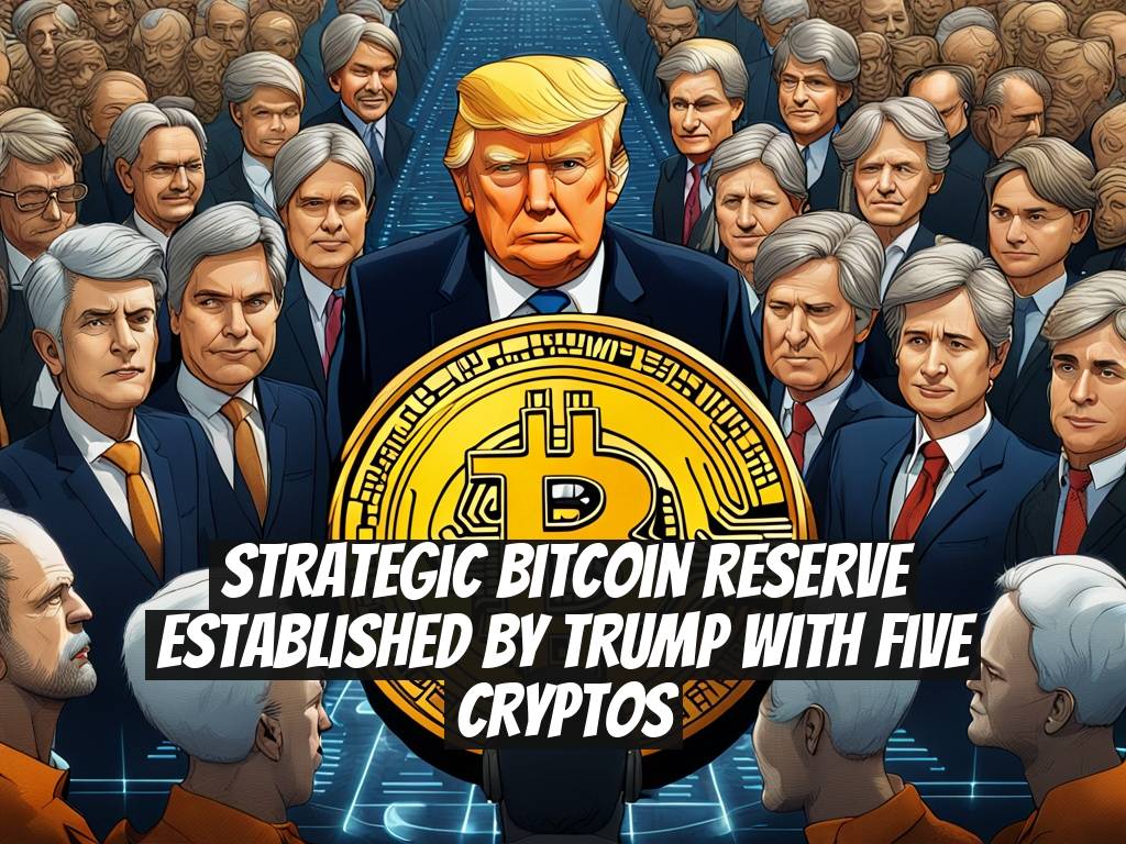 Strategic Bitcoin Reserve Established by Trump with Five Cryptos