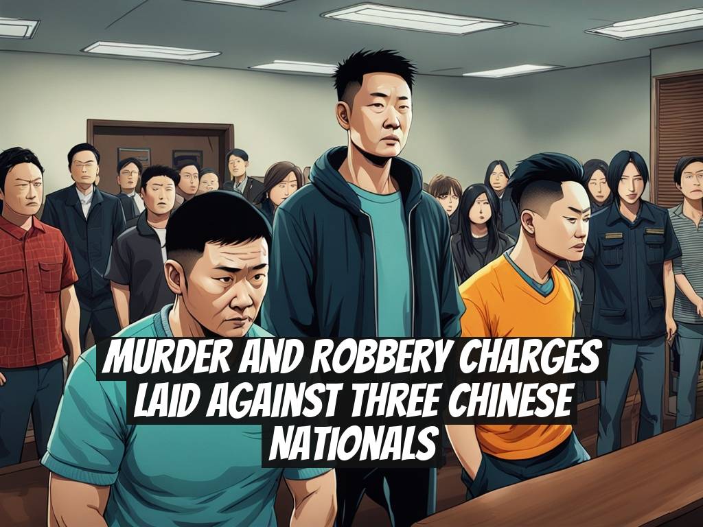Murder and Robbery Charges Laid Against Three Chinese Nationals