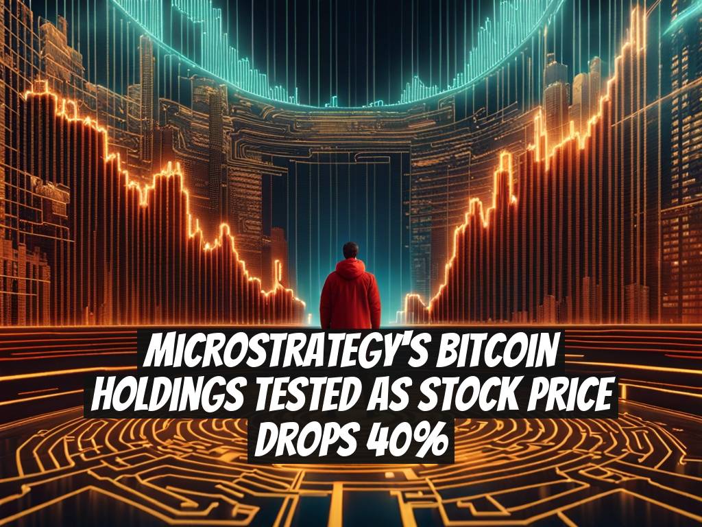 MicroStrategy's Bitcoin Holdings Tested as Stock Price Drops 40%