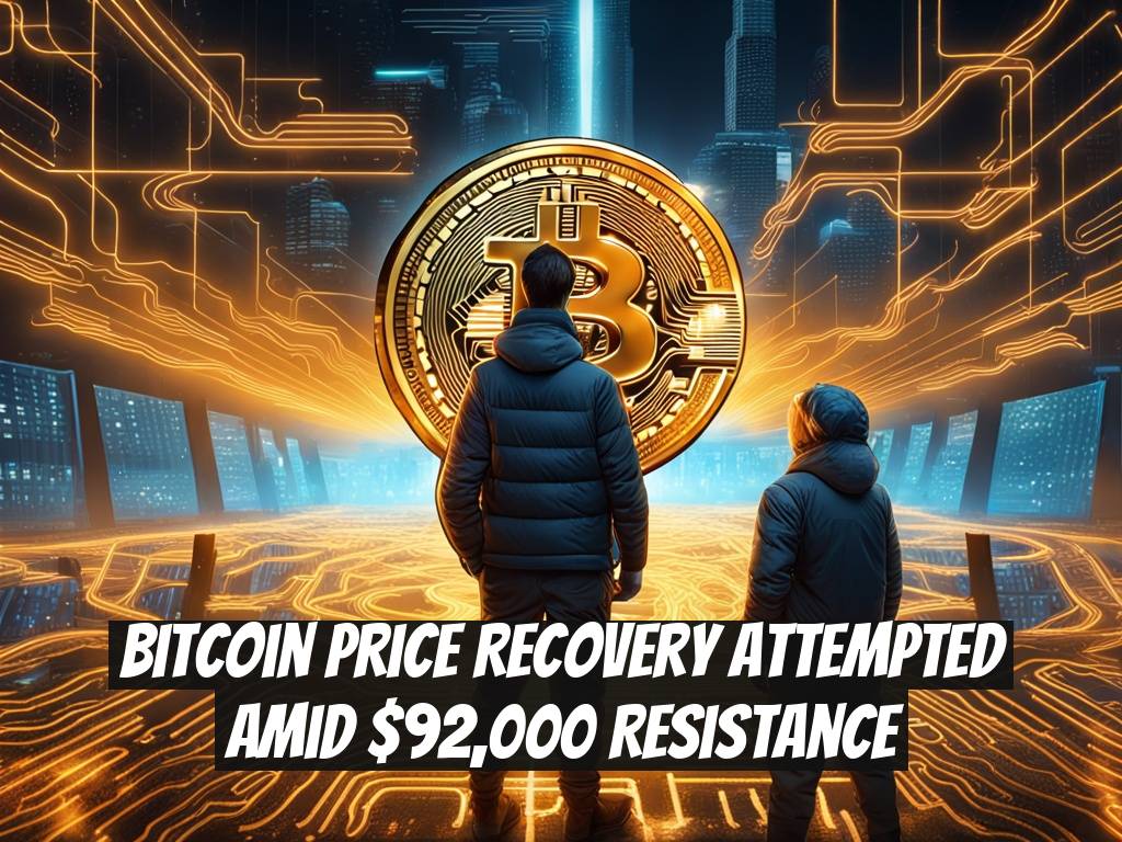 Bitcoin Price Recovery Attempted Amid $92,000 Resistance