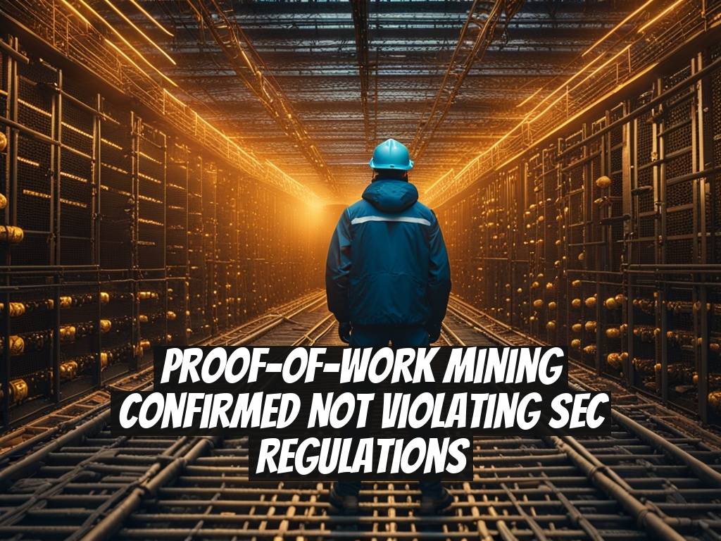 Proof-of-Work Mining Confirmed Not Violating SEC Regulations