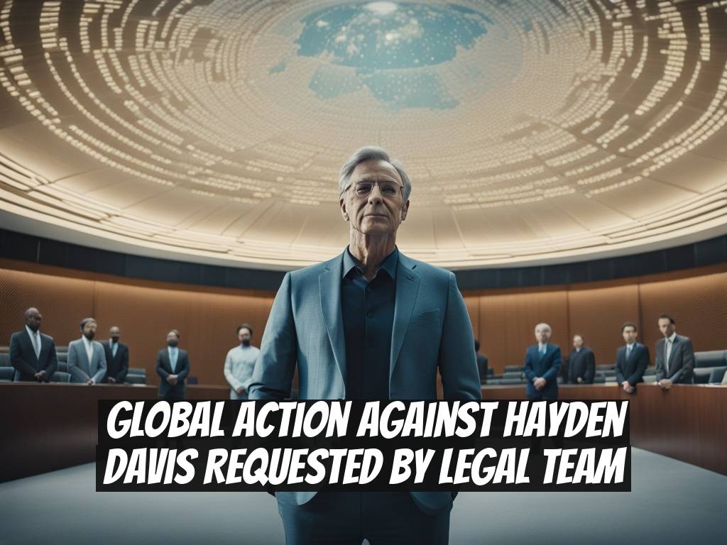 Global Action Against Hayden Davis Requested by Legal Team