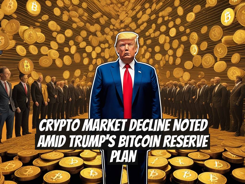 Crypto Market Decline Noted Amid Trump's Bitcoin Reserve Plan