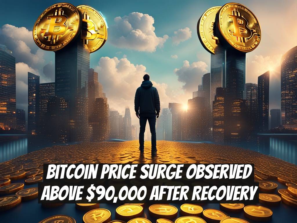 Bitcoin Price Surge Observed Above $90,000 After Recovery