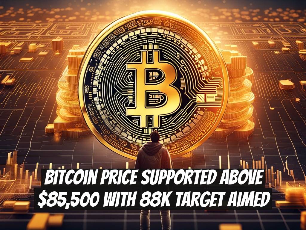 Bitcoin Price Supported Above $85,500 with 88k Target Aimed