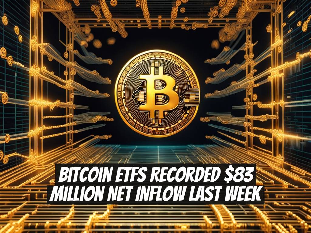 Bitcoin ETFs Recorded $83 Million Net Inflow Last Week