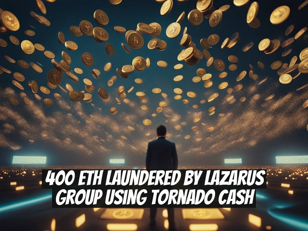 400 ETH Laundered by Lazarus Group Using Tornado Cash