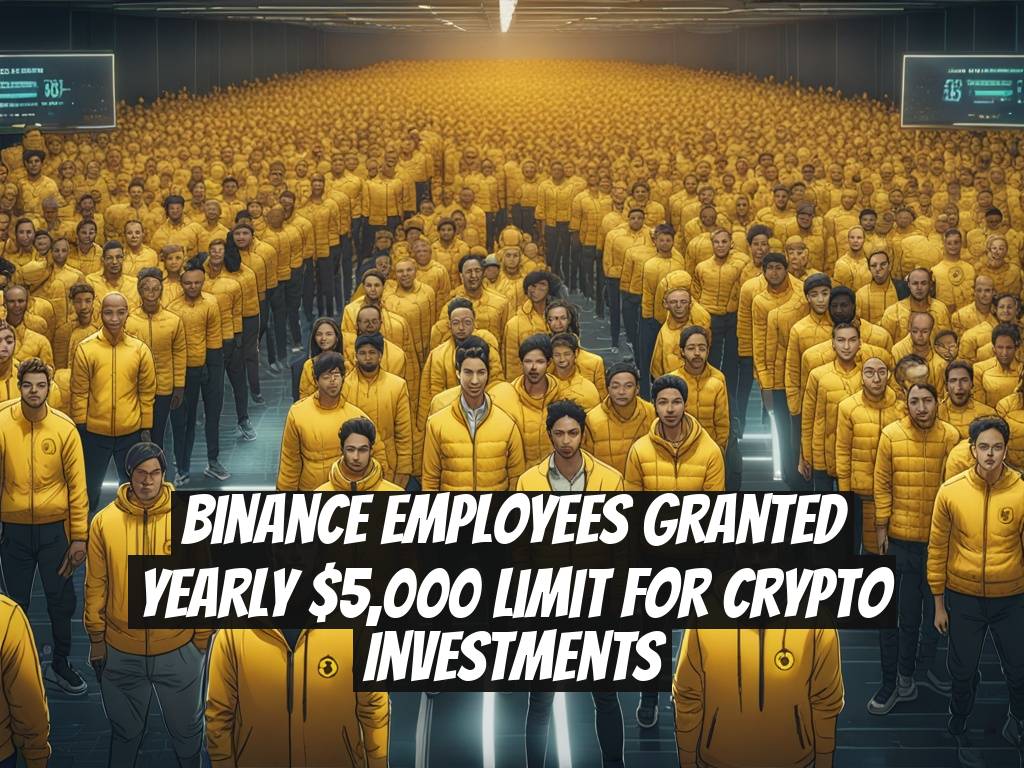 Binance Employees Granted yearly $5,000 Limit for Crypto Investments