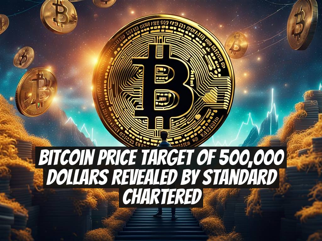 Bitcoin price target of 500,000 dollars revealed by Standard Chartered