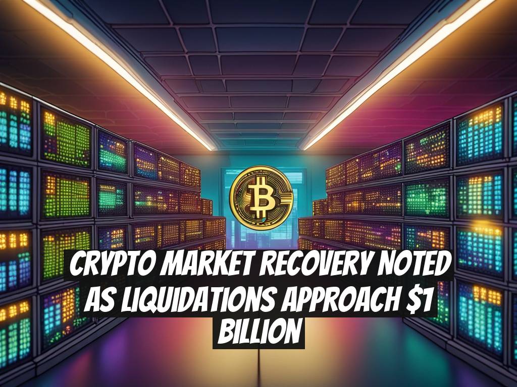 Crypto Market Recovery Noted as Liquidations Approach $1 Billion