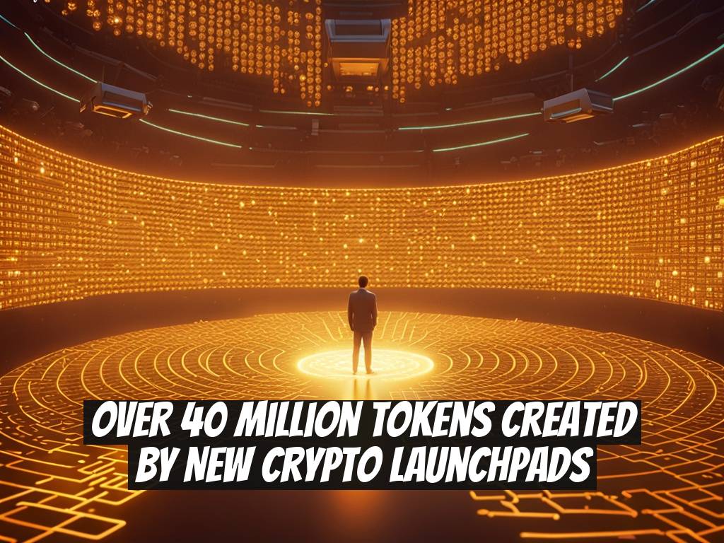 Over 40 Million Tokens Created by New Crypto Launchpads