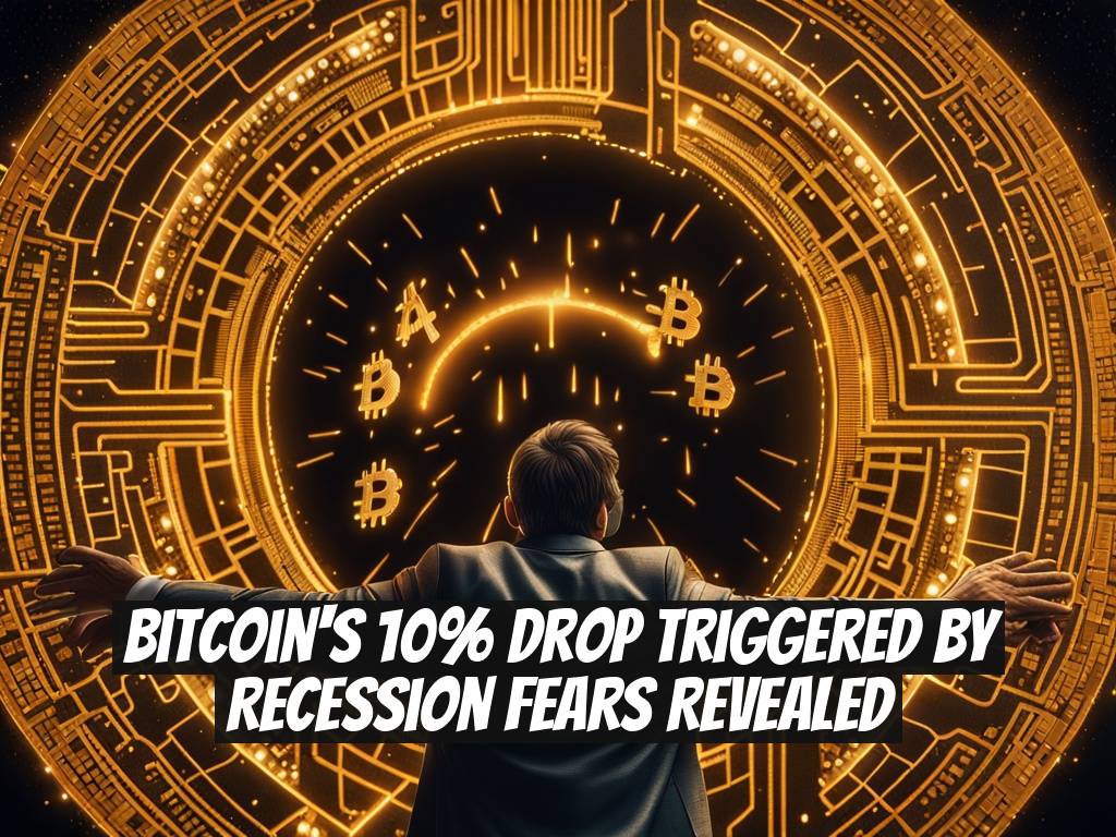 Bitcoin's 10% Drop Triggered by Recession Fears Revealed