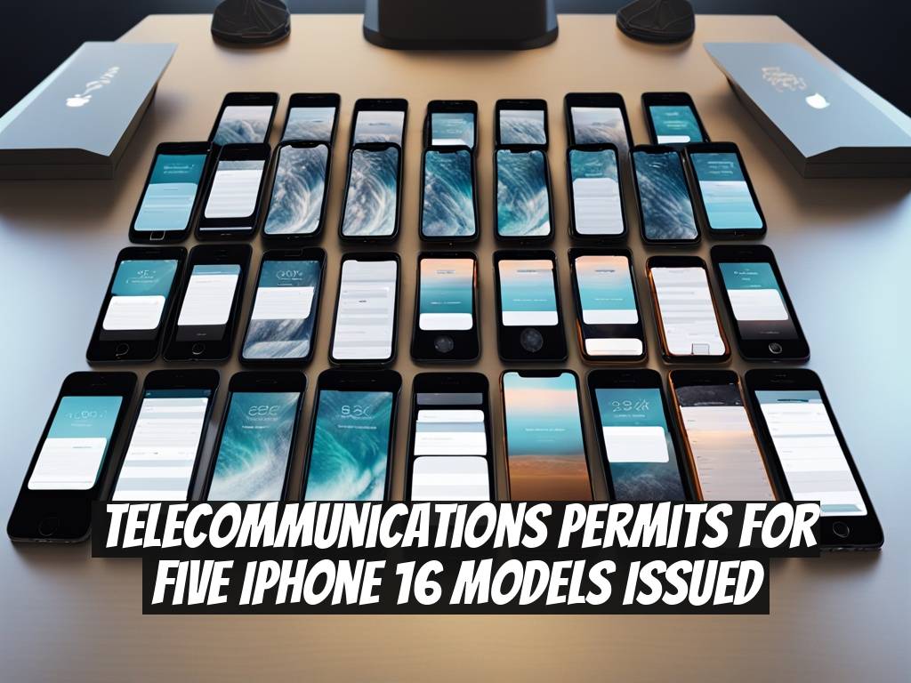 Telecommunications Permits for Five iPhone 16 Models Issued